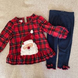 Mud Pie Santa set 12-18 months NWOT